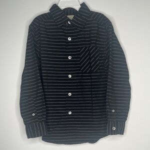 Boys Striped Button Down Shirt